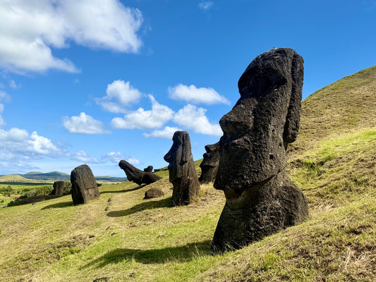(+12 años) La Ruta del Moai - Full Day (Vaihū, Akahanga, Rano Raraku, Ahu Tongariki, Te Pito Kura, Anakena)